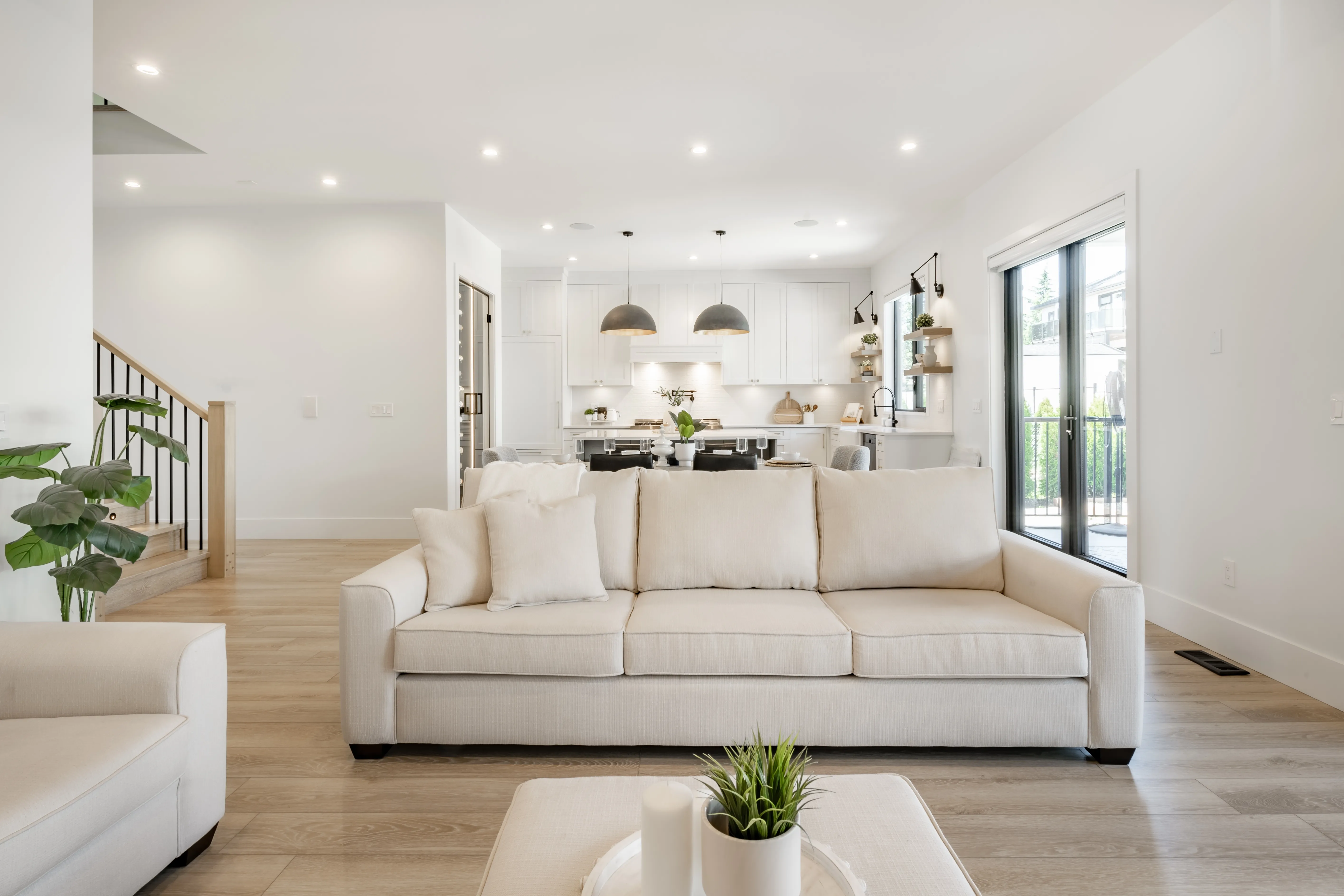 A bright, clean living area in a Arlington home, the kind of result WellNest delivers on every recurring visit.