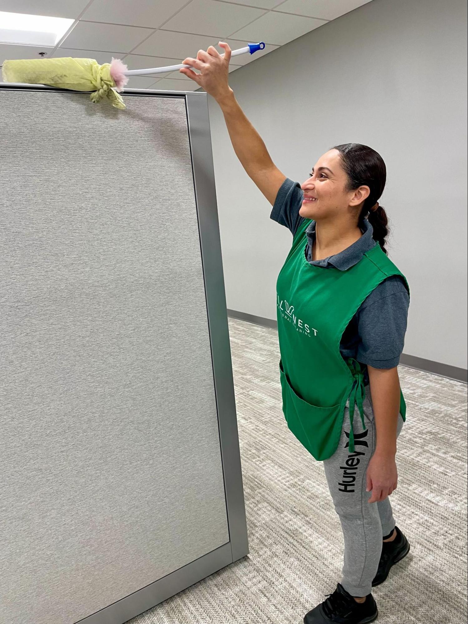 Arlington VA commercial space cleaned by WellNest experts